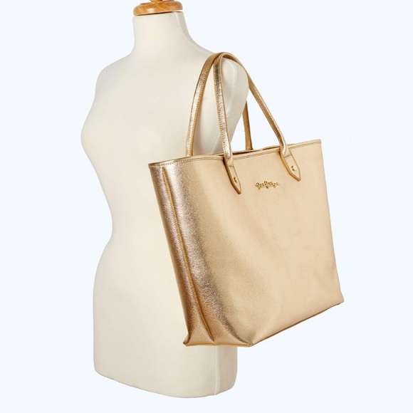 EUC Lilly Pulizter Leather La La Tote - Picture 1 of 10